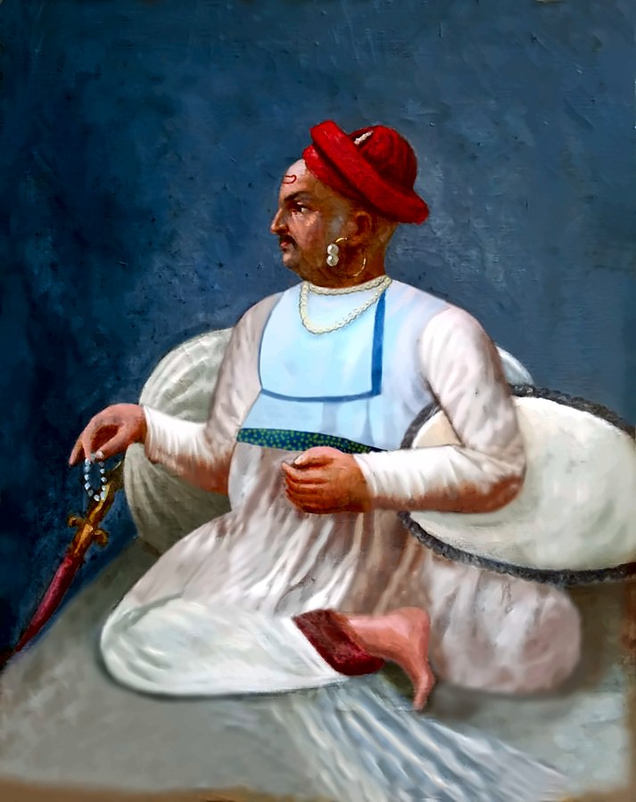 Portrait of Shrimant Gangadharrao Govind alias Balasaheb Patwardhan (I)