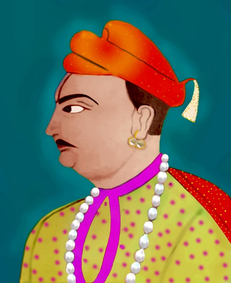 Portrait of Shrimant Parshuram Bhau Patwardhan